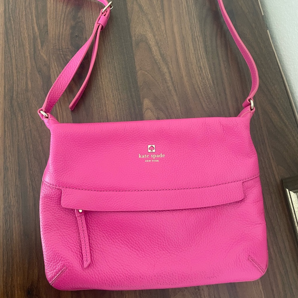 Adorable hot pink Kate Spade crossbody bag